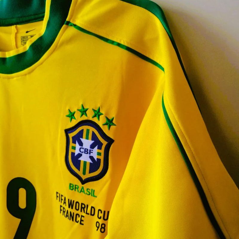1998 Brazil Home Retro Jersey