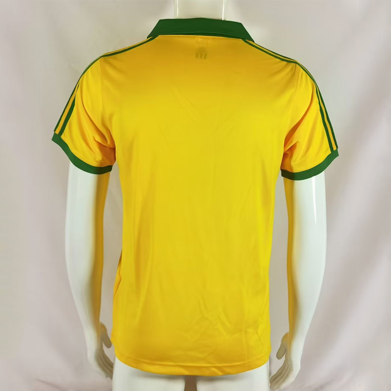 1977 Brazil Home Retro Jersey
