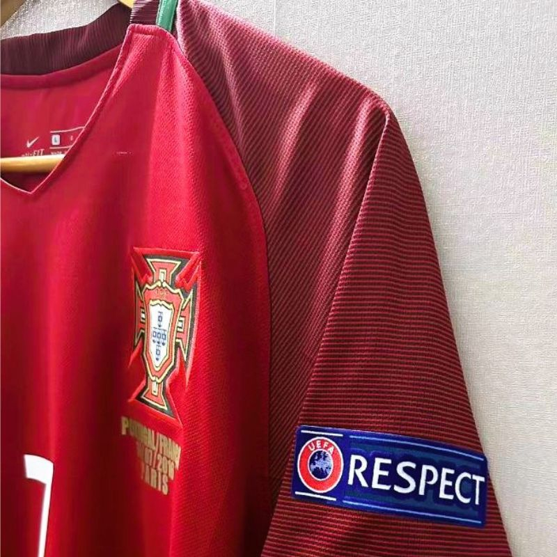 2016 Portugal Home Retro Jersey