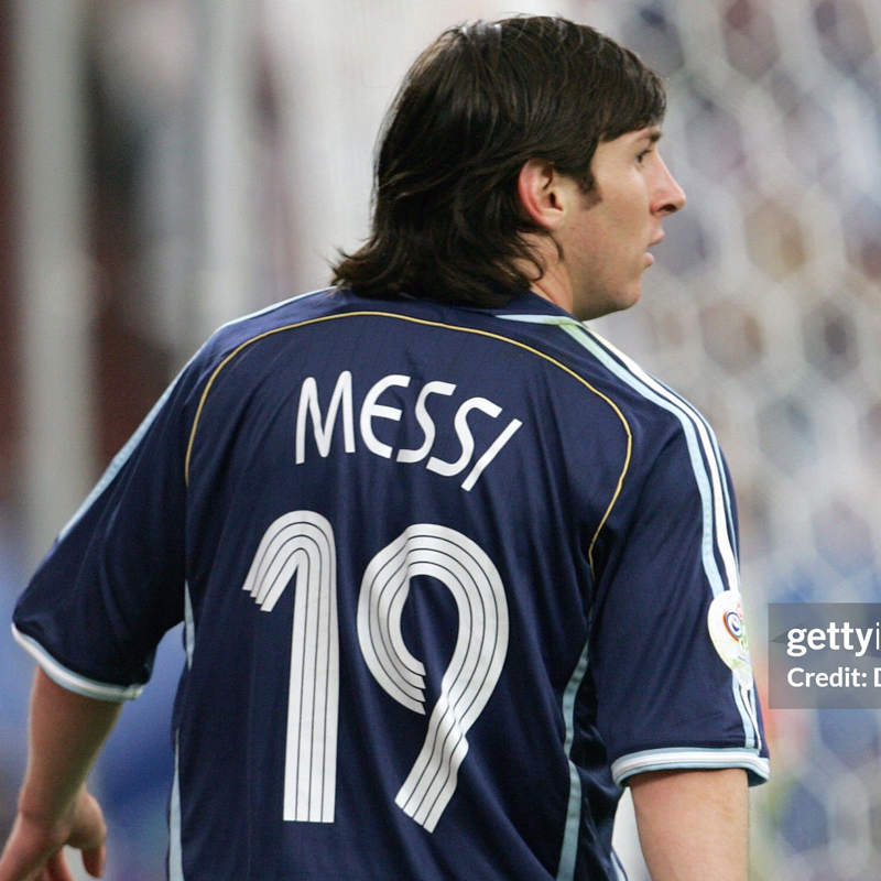 2006-2007 Argentina away retro jersey Player edition