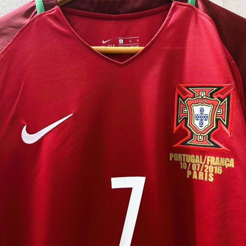 2016 Portugal Home Retro Jersey