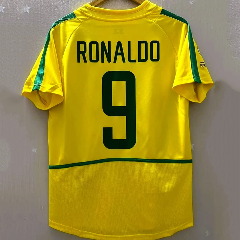 2002 Brazil Home Retro Jersey