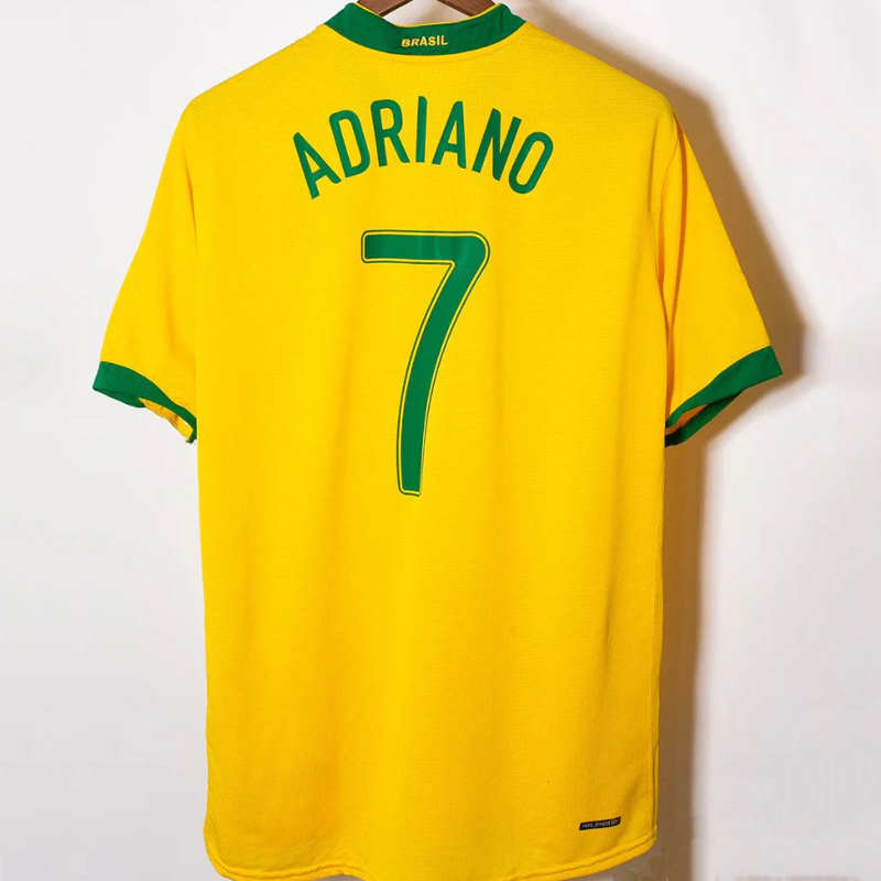 2006-2007 Brazil Home Retro Jersey