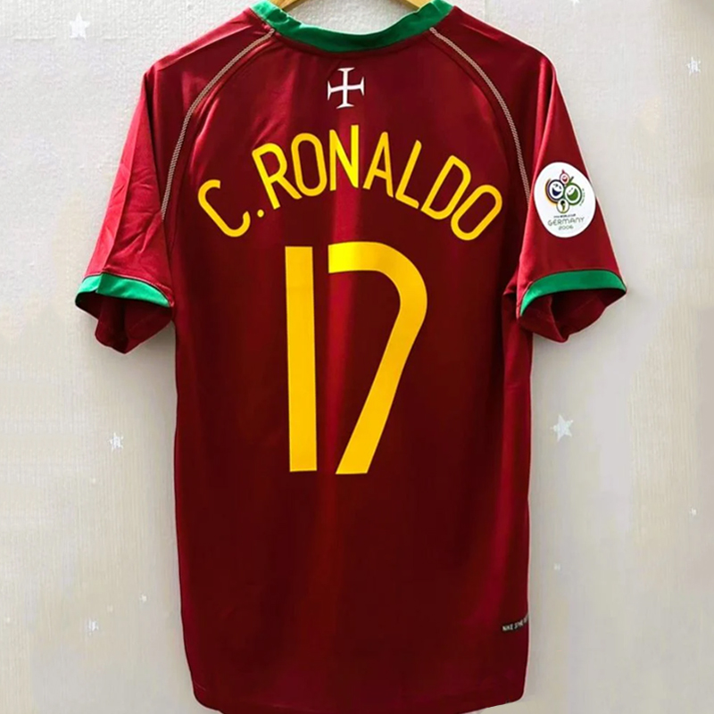 2006 Portugal Home Retro Jersey