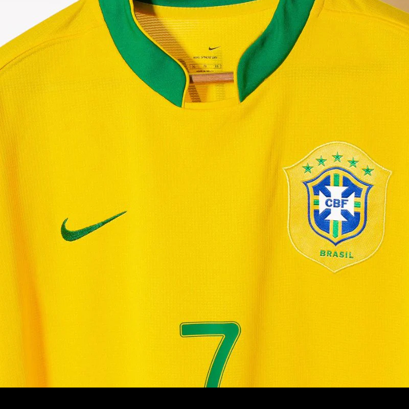 2006-2007 Brazil Home Retro Jersey