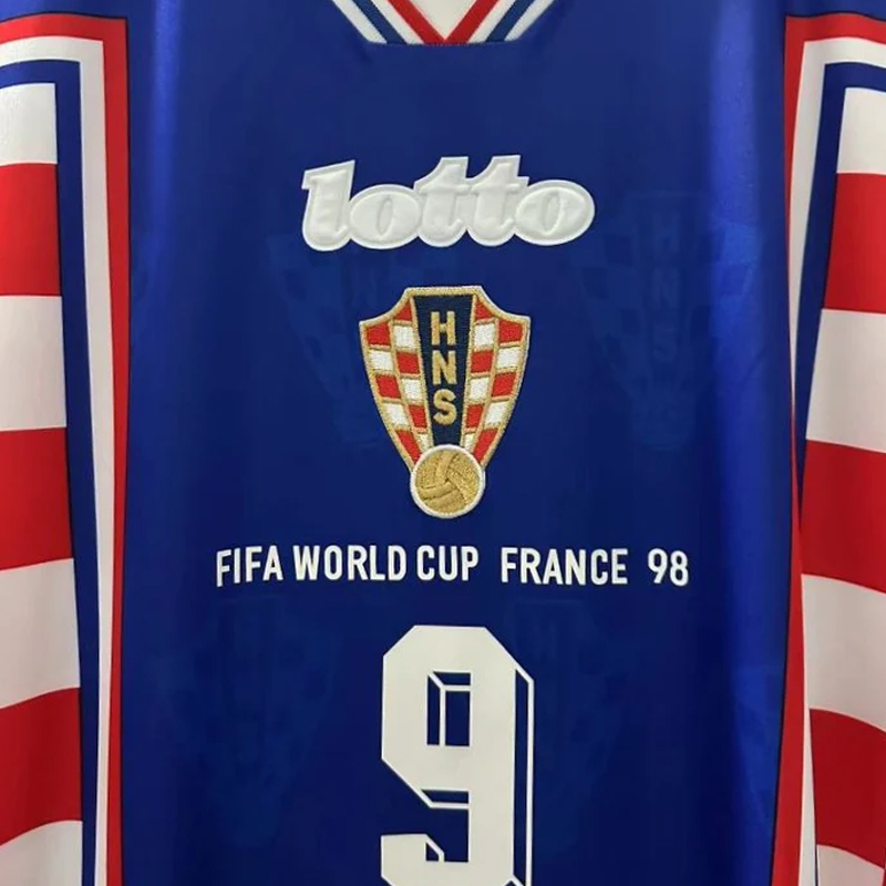 1998 Croatia Away Retro Jersey