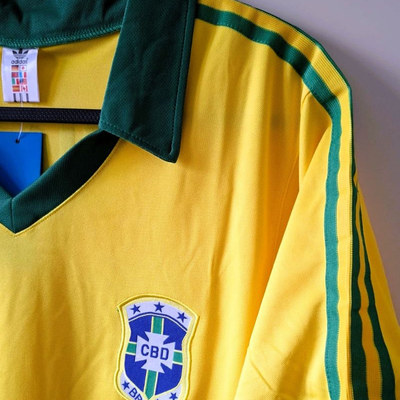 1986 Brazil Home Retro Jersey
