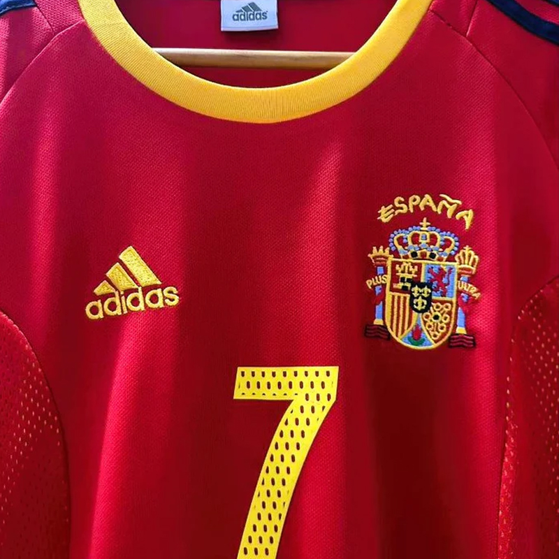 2002 Spain home retro jersey
