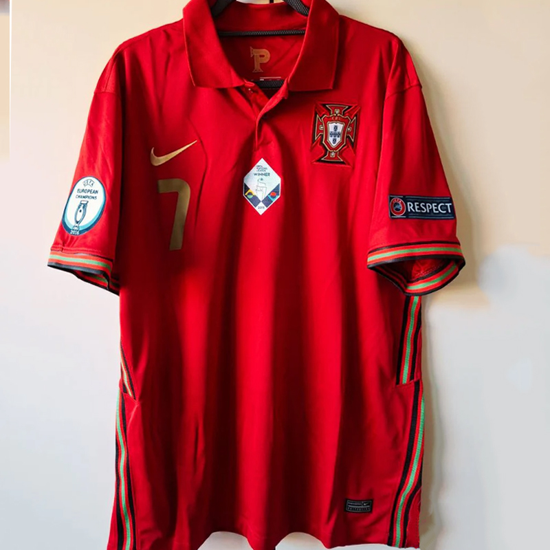 2020 Portugal Home Retro Jersey