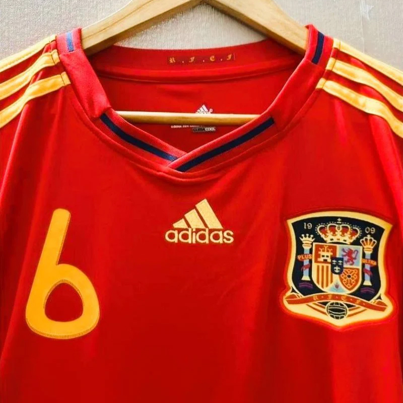 2010 Spain home retro jersey