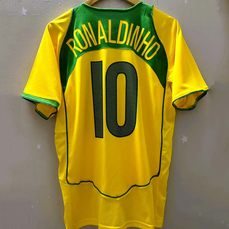 2004 Brazil home Retro Jersey