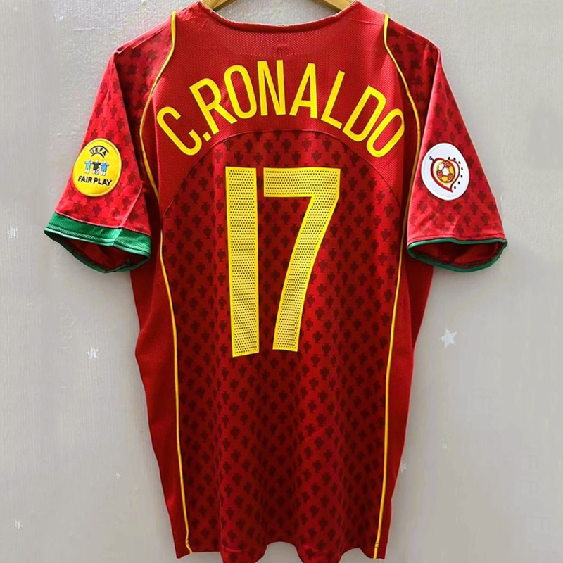 2004-2005 Portugal Home Retro Jersey