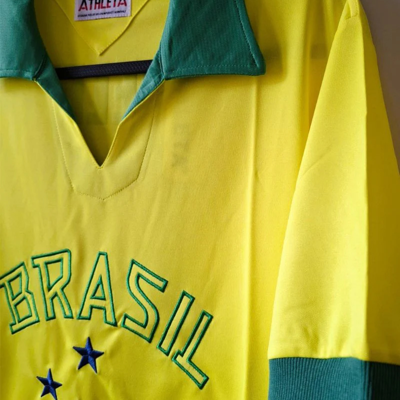 1958 Brazil Home Retro Jersey