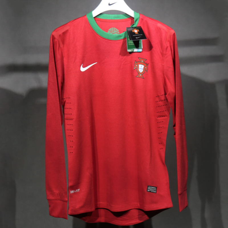 2012 Portugal Home Retro Jersey Player version long sleeves