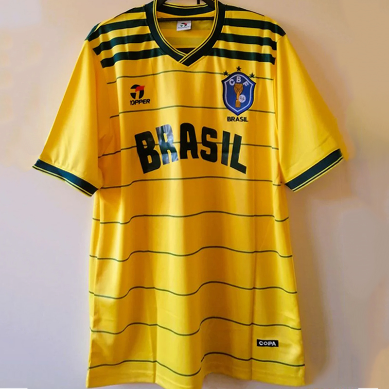 1984-1985 Brazil Home Retro Jersey