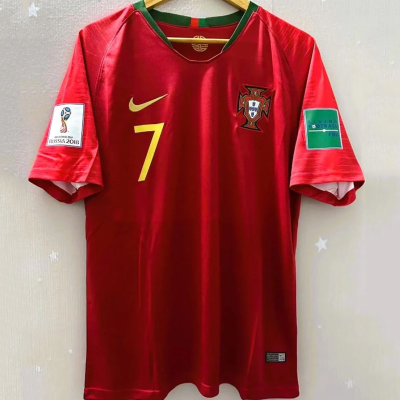 2018 Portugal Home Retro Jersey