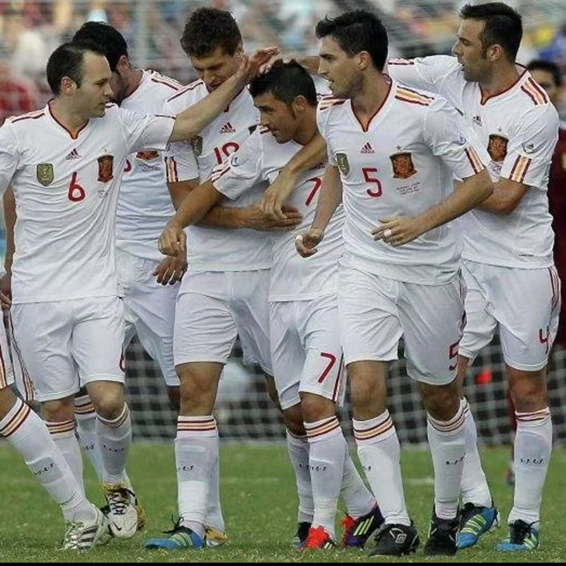 2010-2011 Spain away retro jersey