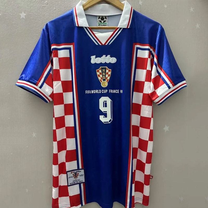 1998 Croatia Away Retro Jersey