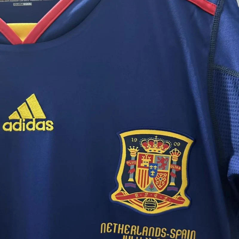 2010 Spain away retro jersey
