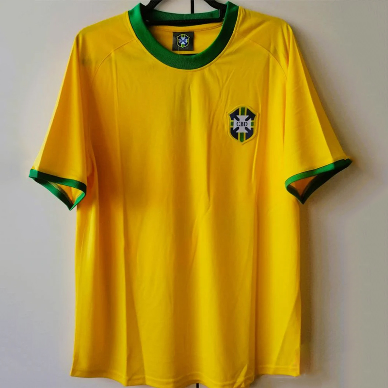 1970 Brazil Home Retro Jersey
