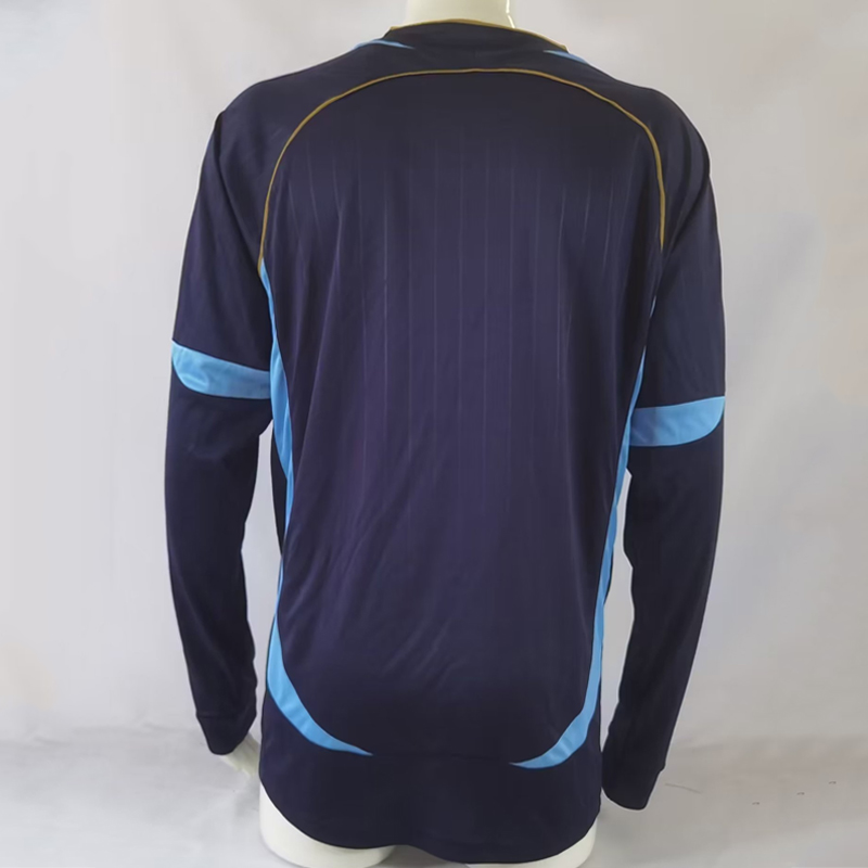 2006-2007 Argentina away retro jersey Long sleeve