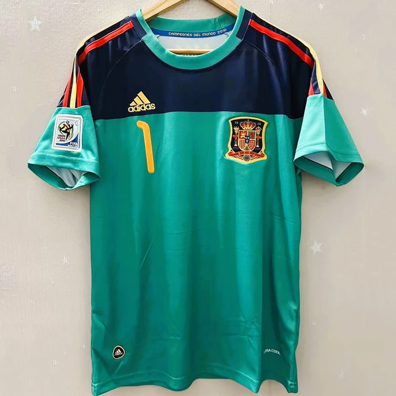 2010-2011 Vintage Spanish goalkeeper jersey