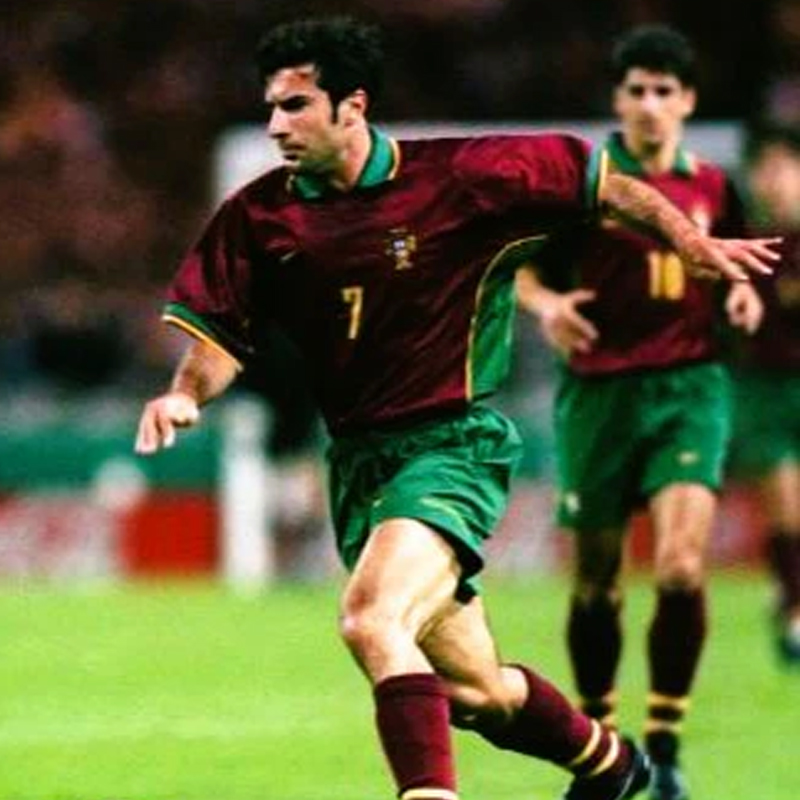 1998 Portugal Home Retro Jersey