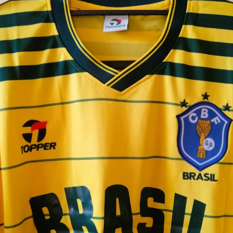 1984-1985 Brazil Home Retro Jersey
