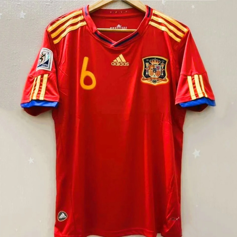 2010 Spain home retro jersey