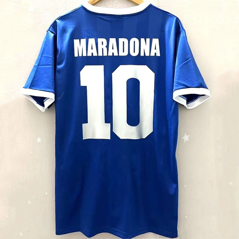 1986 Argentina away retro jersey