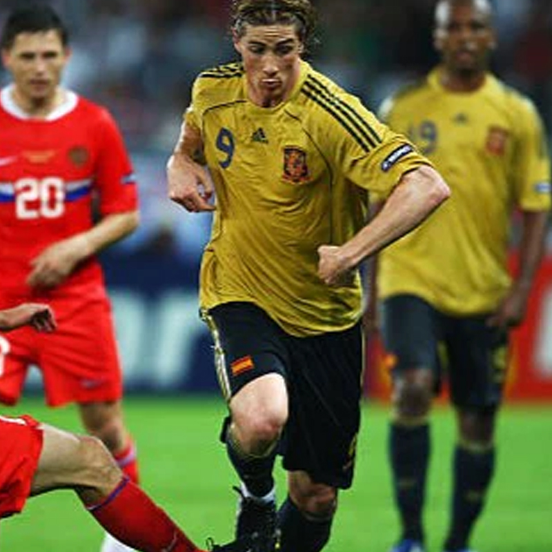 2008 Spain away retro jersey