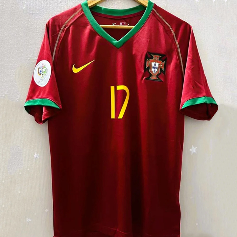 2006 Portugal Home Retro Jersey