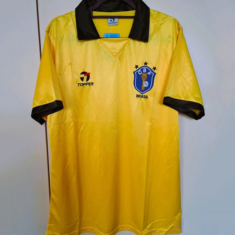 1988-1989 Brazil Home Retro Jersey