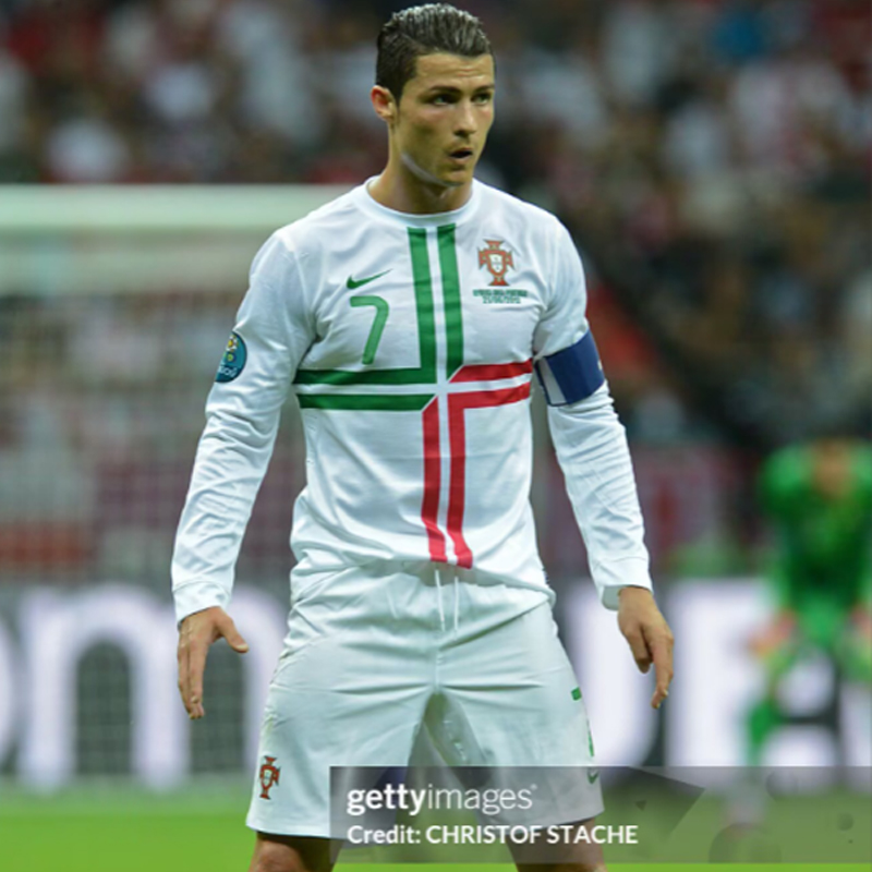 2012 Portugal Away Retro Jersey Player edition