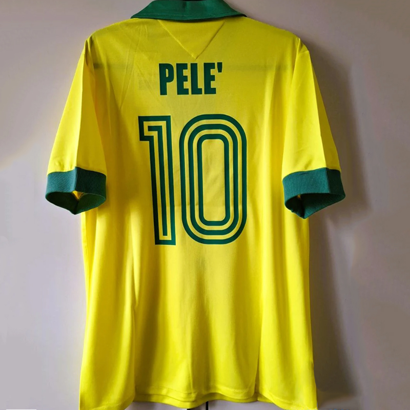 1958 Brazil Home Retro Jersey