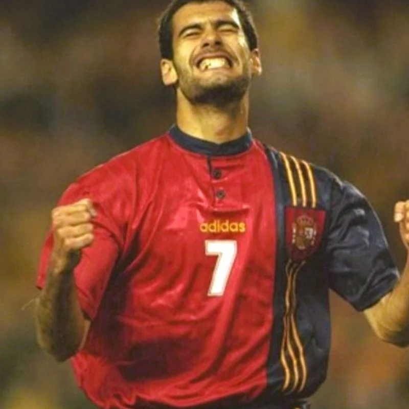 1996 Spain home retro jersey