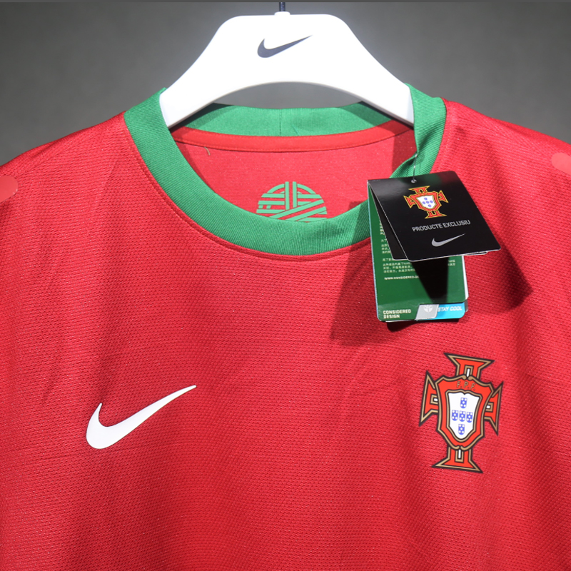 2012 Portugal Home Retro Jersey Player version long sleeves