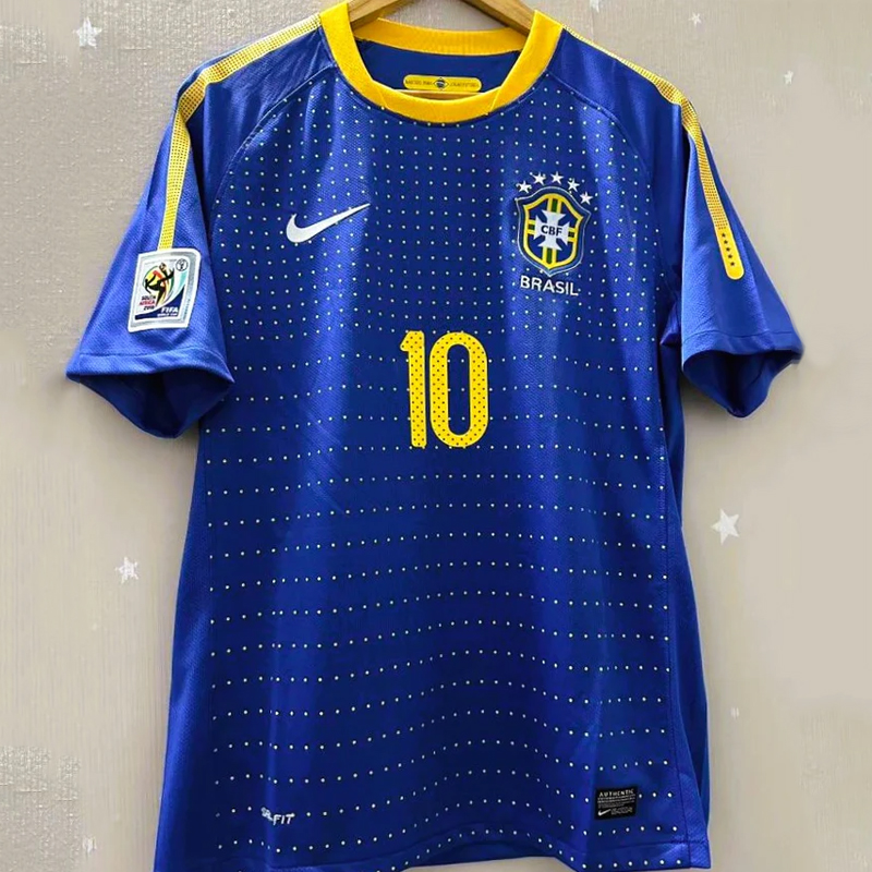 2010-2011 Brazil Away Retro Jersey