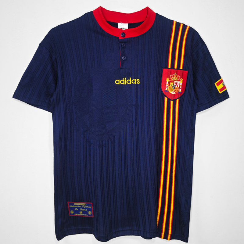 1996 Spain away retro jersey