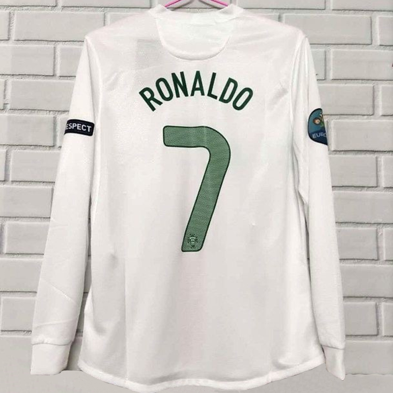 2012 Portugal Away Retro Jersey Long sleeve