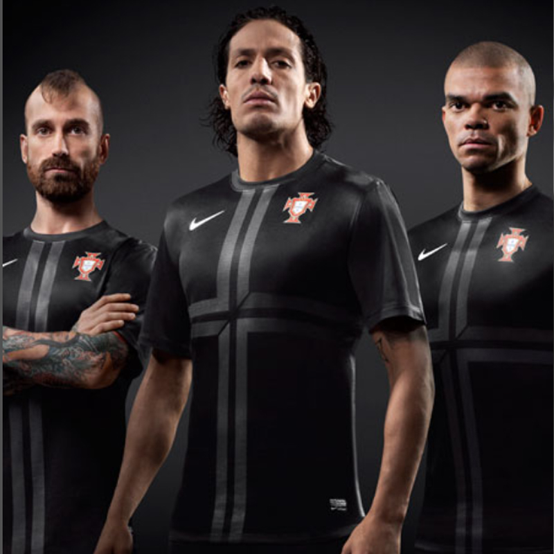 2013 Portugal Away Retro Jersey Player version