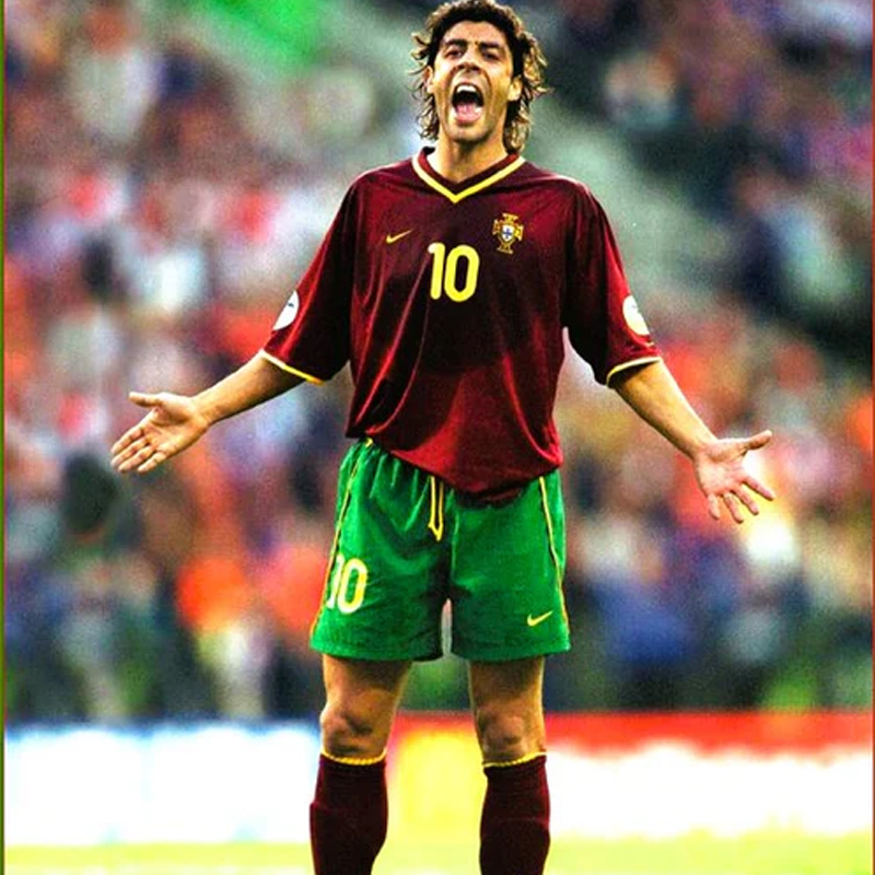 2000 Portugal Home Retro Jersey