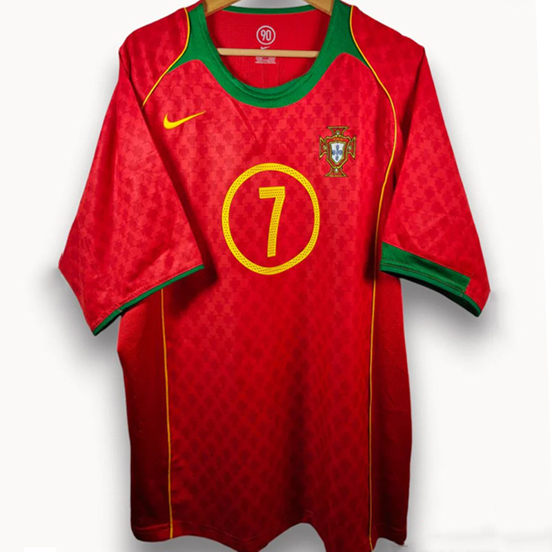 2004 Portugal Home Retro Jersey