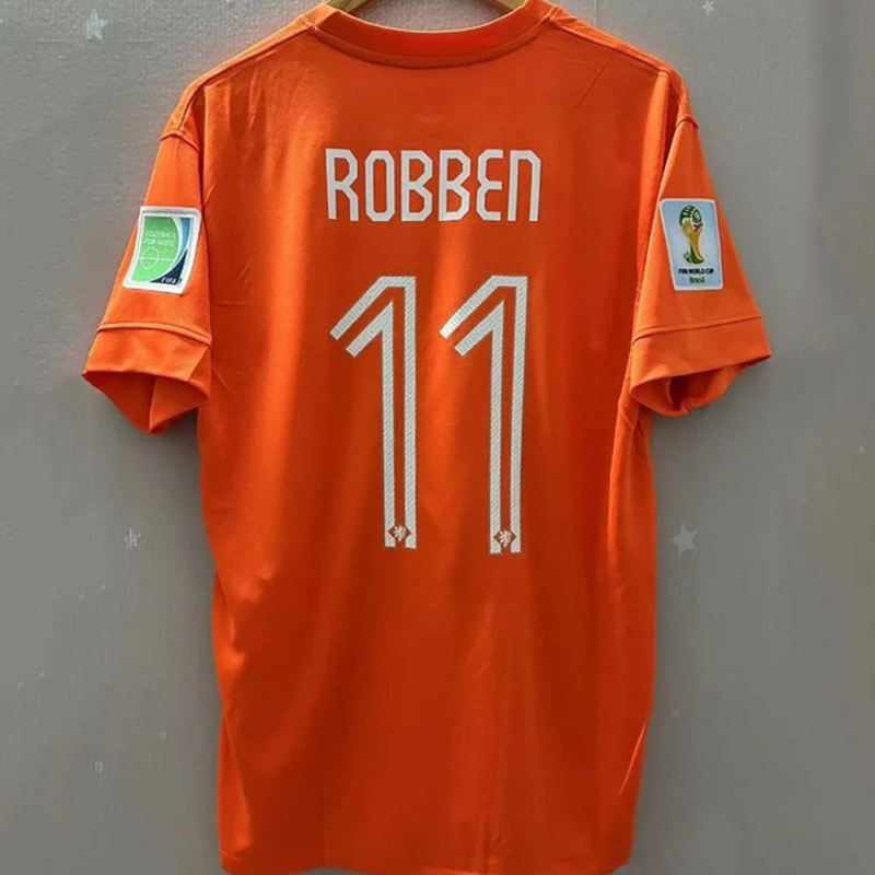 2014 Netherlands Home Retro Holland jersey