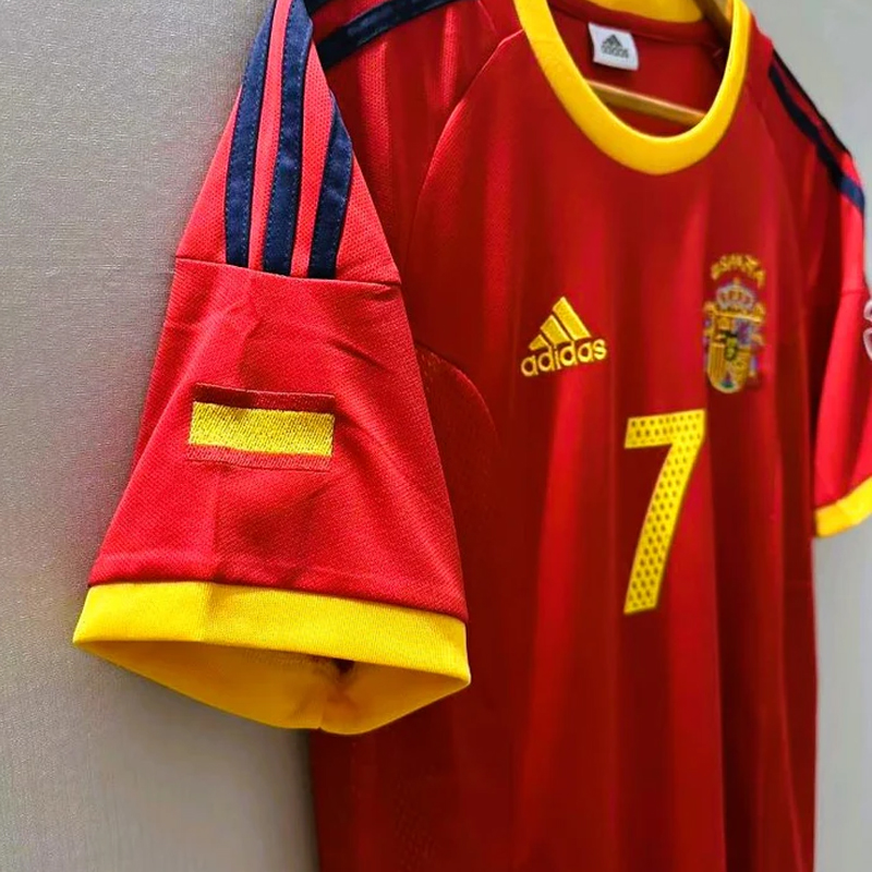 2002 Spain home retro jersey
