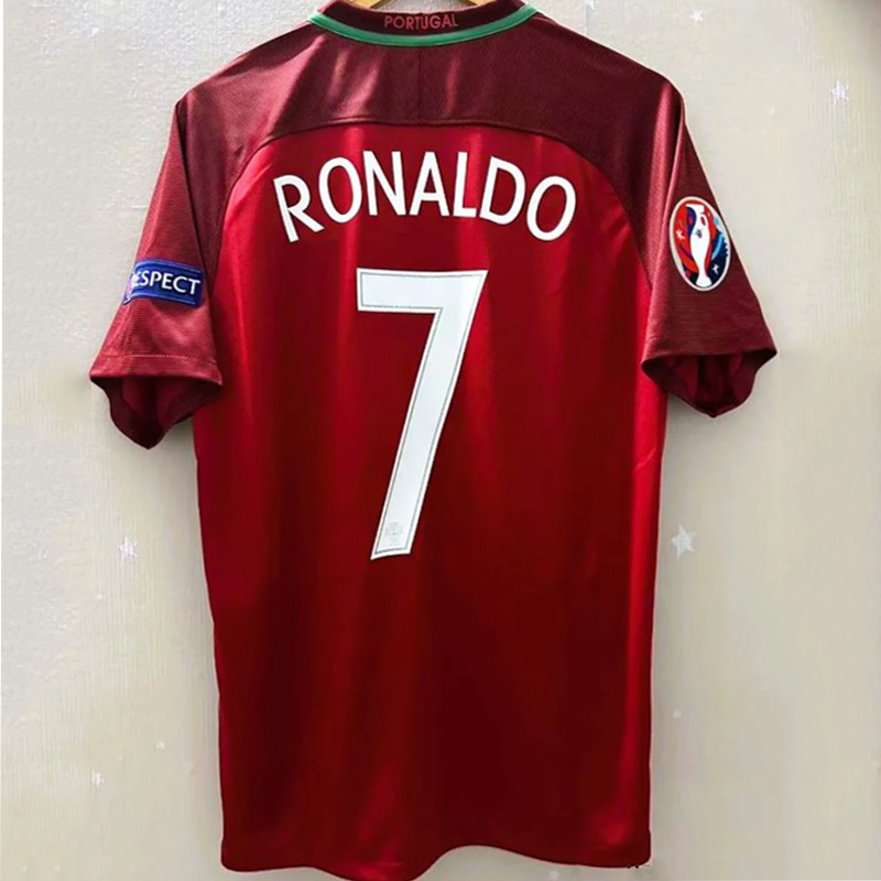 2016 Portugal Home Retro Jersey
