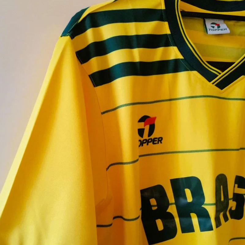 1984-1985 Brazil Home Retro Jersey