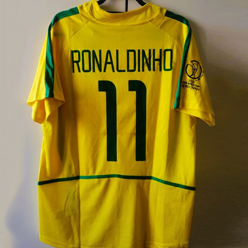 2002 Brazil Home Retro Jersey
