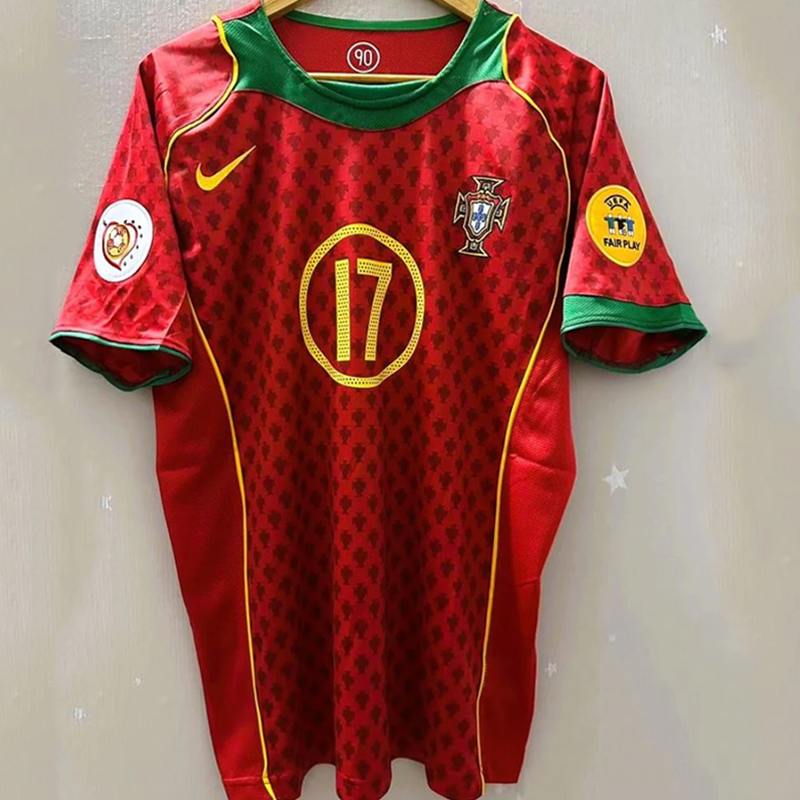 2004-2005 Portugal Home Retro Jersey