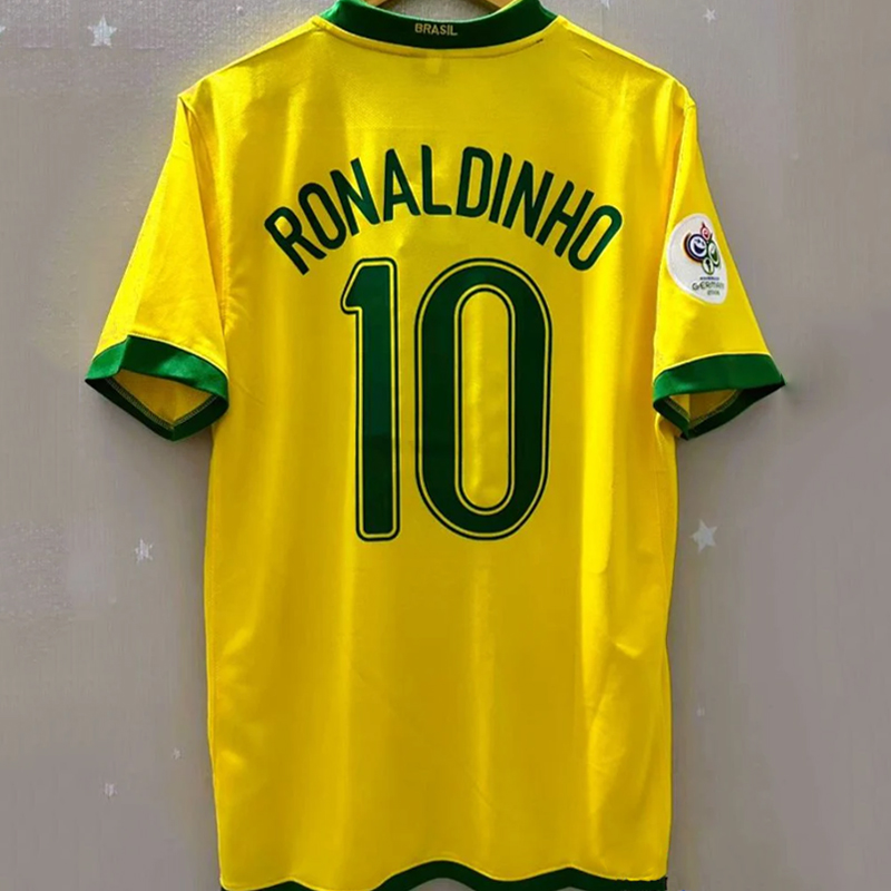 2006 Brazil Home Retro Jersey